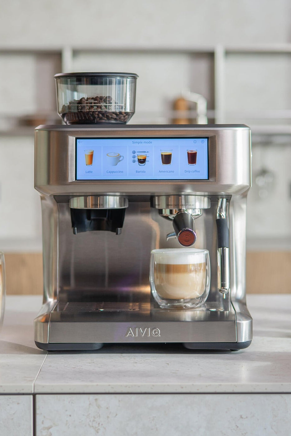 Aspire Expert espressomaskine - sølvfarvet